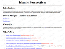 Tablet Screenshot of islamicperspectives.com